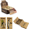GROLLZ PAPERS UNBLEACHED EXTRA THIN K/S W/TIPS+TRAY 50/Pk 16Pk/Box BANKSYS GRAFFITI BG70A-DIS