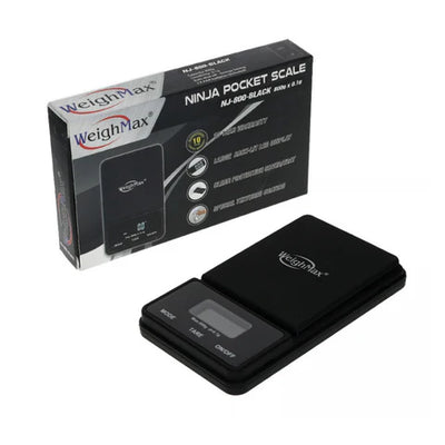 WEIGHMAX NINJA POCKET SCALE NJ-800 800G X 0.1G BLACK