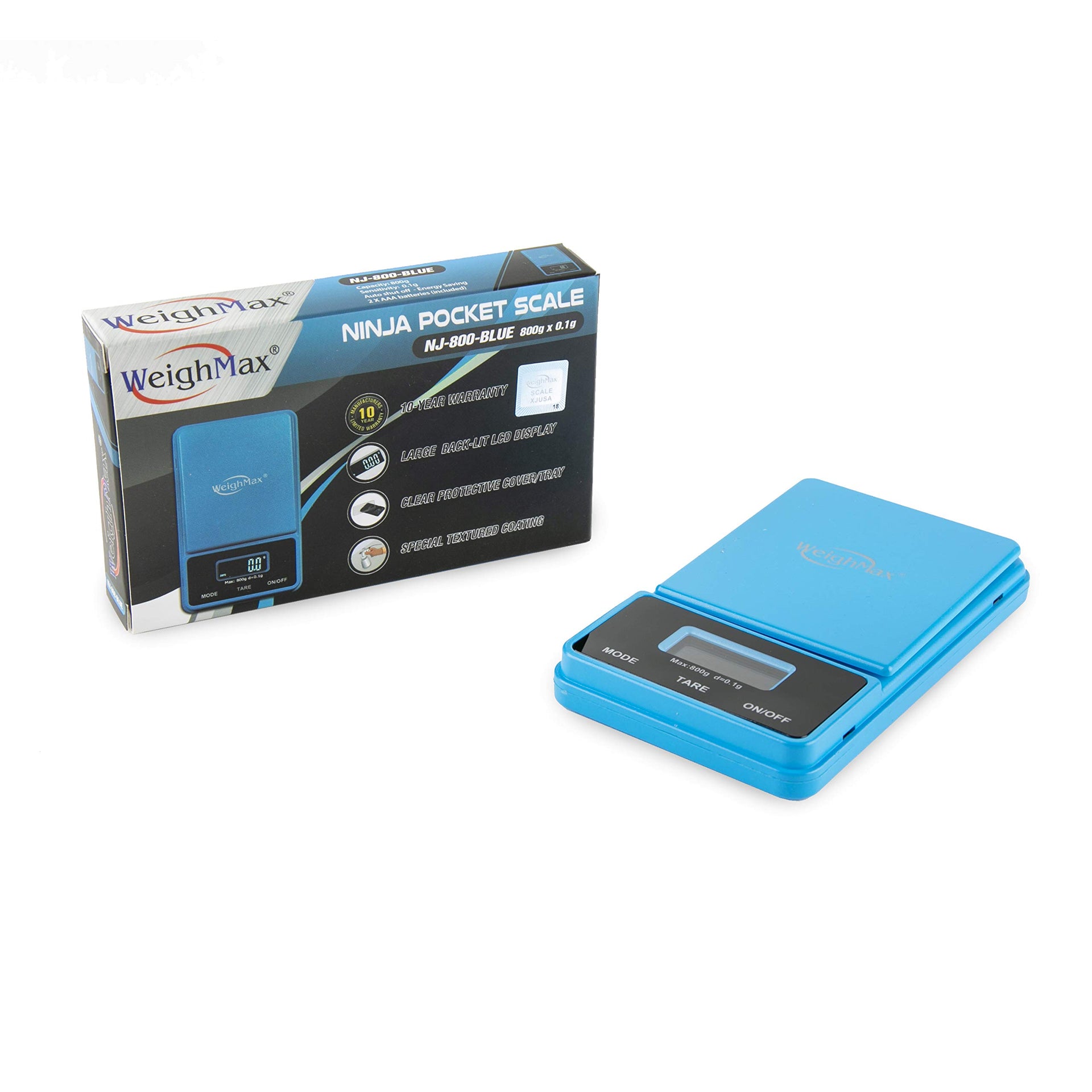 WEIGHMAX NINJA POCKET SCALE NJ-800 800G X 0.1G BLUE
