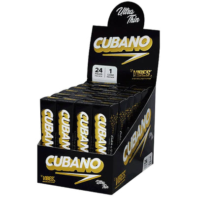 VIBES CONES CUBANO K/S 1/PK 24PK/DISPLAY ULTRA THIN