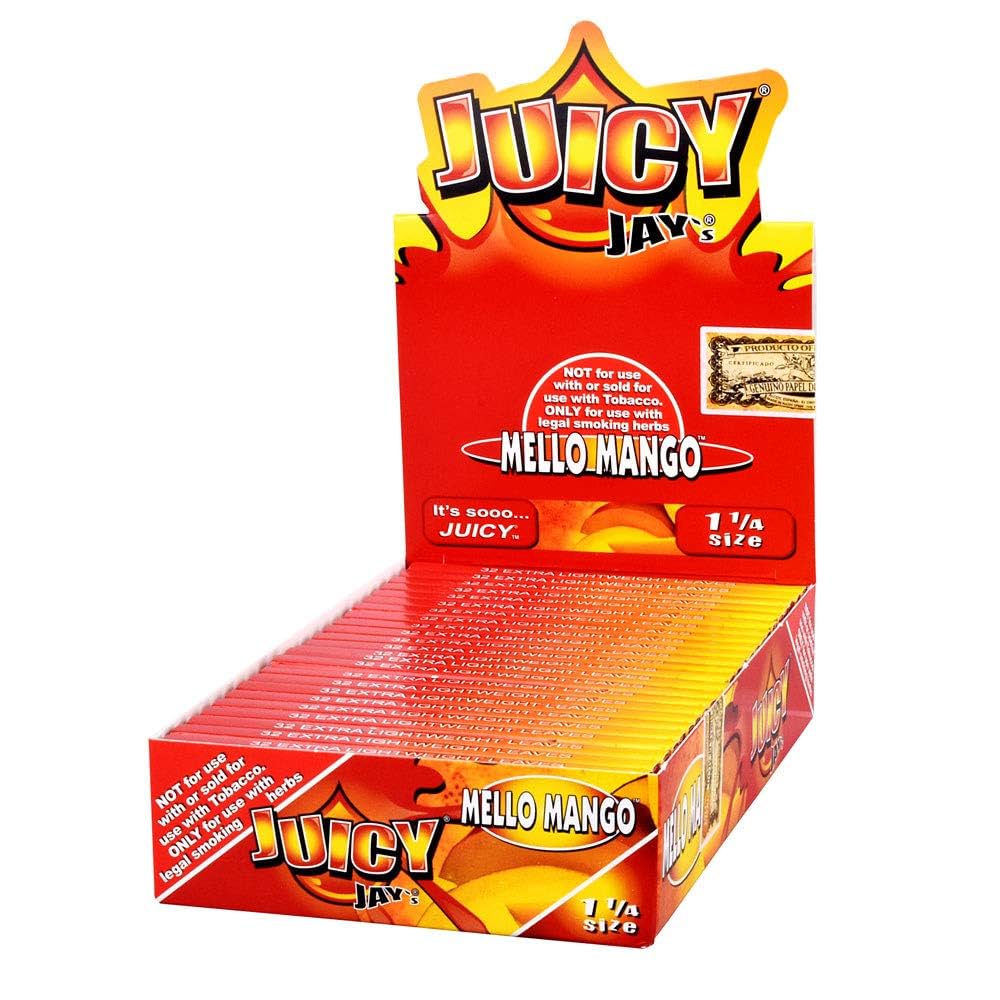 JUICY JAYS MELLO MANGO 1 1/4 24/BOX
