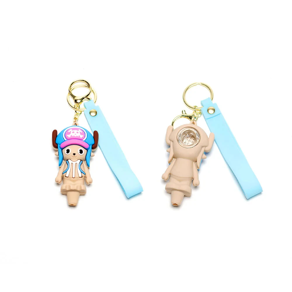 KEYCHAIN SILICONE HANDPIPE 3