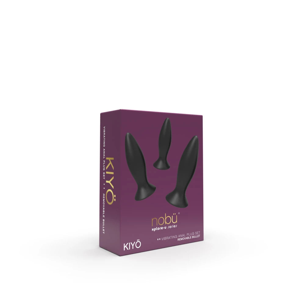 NOBU KIYO ADULT TOY VIBRATING ANAL PLUG SET
