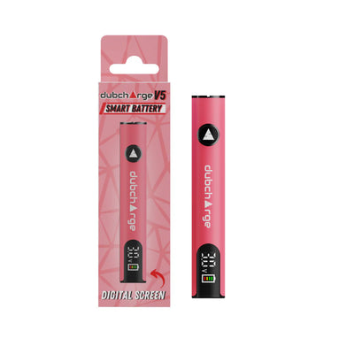 DUBCHARGE V5 SMART BATTERY W/LED SCREEN 510 THREAD PINK