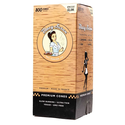 BLAZY SUSAN BROWN BULK 800 CONES KING SIZE SLIM