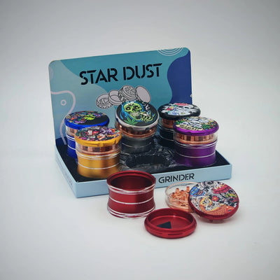 PREMIUM GRINDER 63MM 4PT SD-109 ASST DESIGNS