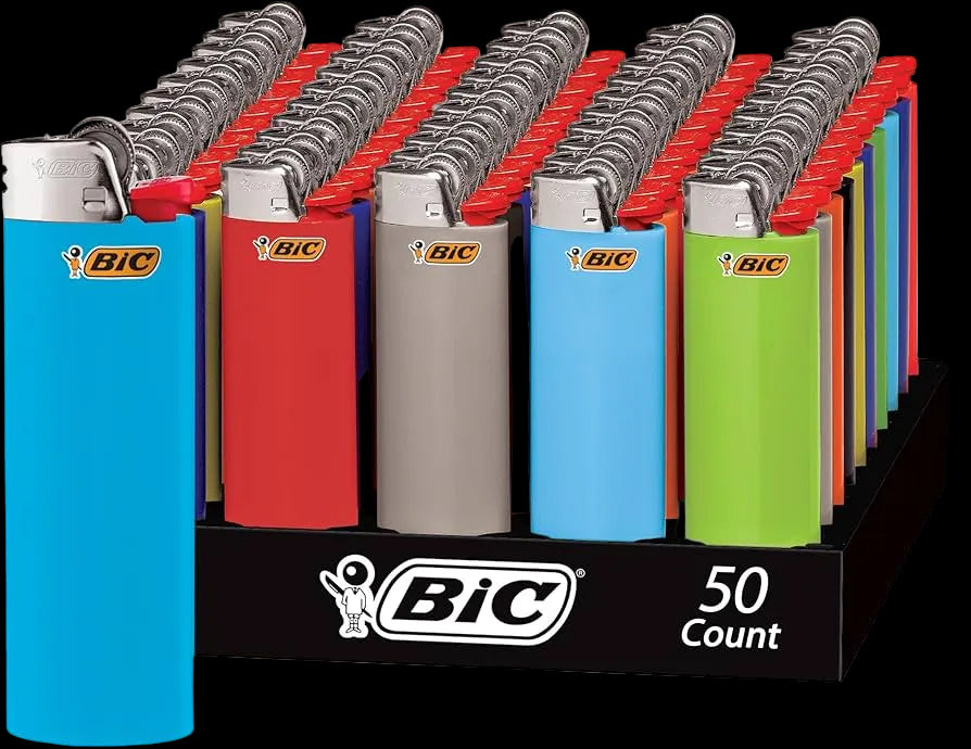 BIC LIGTHER CLASSIC COLLECTION COLORS 50CT