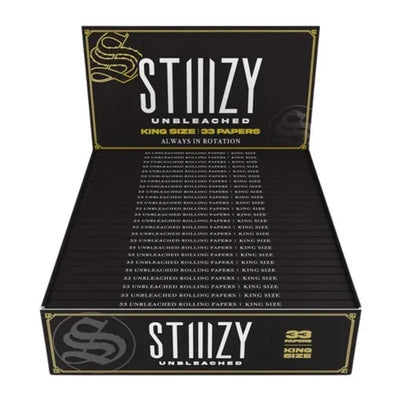 STIIIZY KING SIZE PREMIUM ROLLING PAPERS 33 PK/24 PK UNBLEACHED