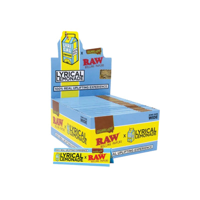 RAW X LYRICAL LEMONADE ORGANIC HEMP K/S WIDE 32PK 50PK/BOX