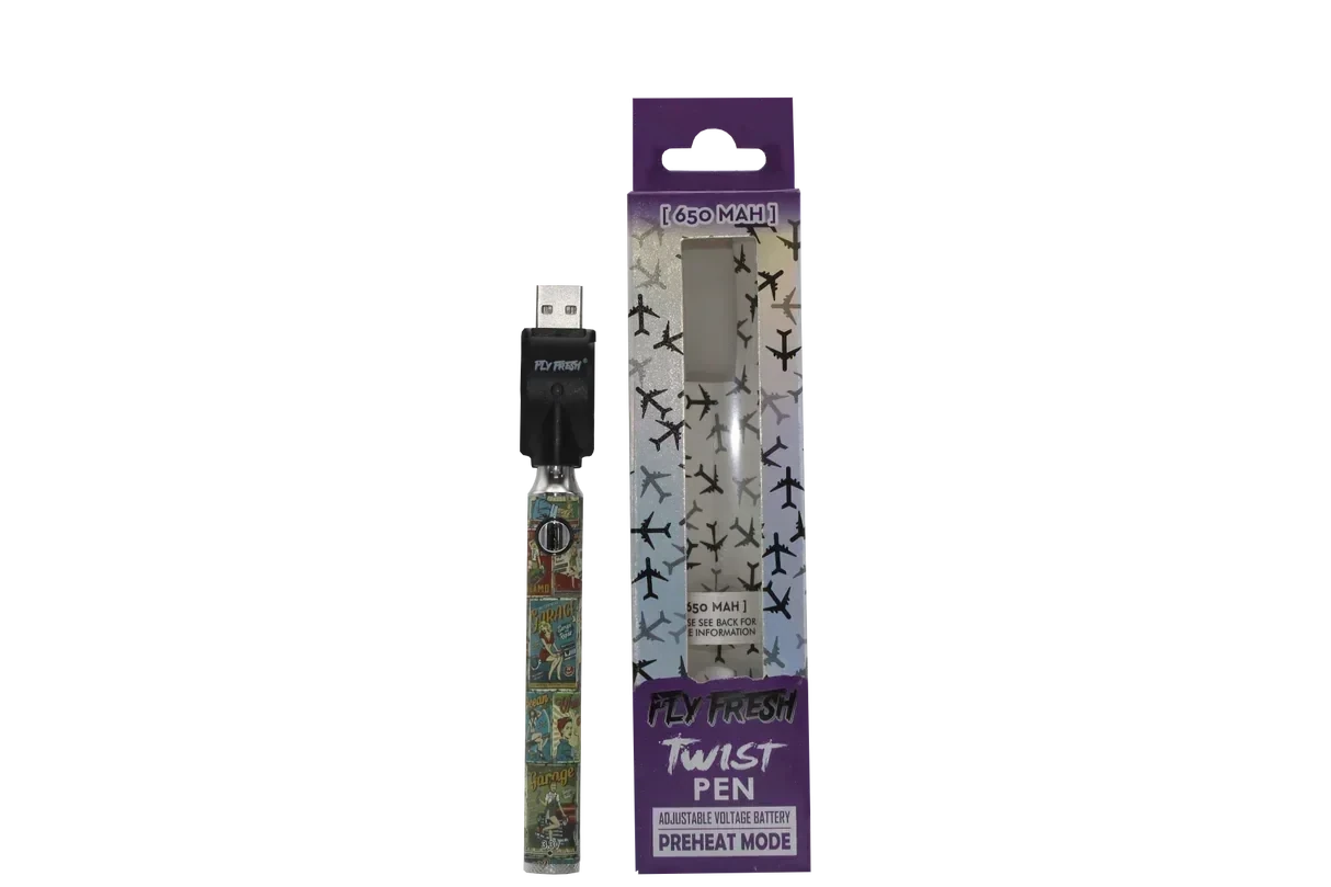 FLY FRESH TWIST BATTERY 650MAH Per Pc RETRO
