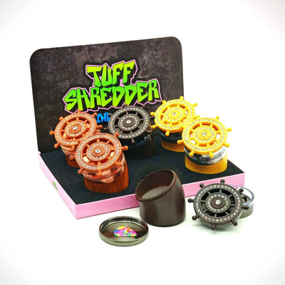 TUFF SHREDDER GRINDER 63MM 4PT TS10015 ASST COLORS