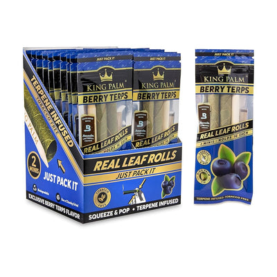 KING PALM MINI SIZE 1G EA 2CT/PK 20PK/DISPLAY BERRY TERPS