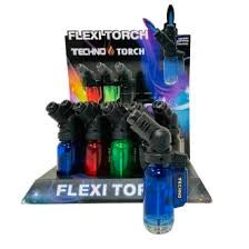 TECHNO TORCH FLEXI TORCH LIGHTER 15ct/DISPLAY