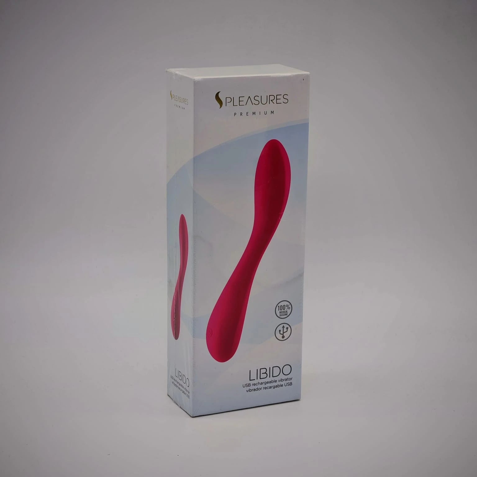 PLEASURES LIBIDO ADULT TOY VIBRATOR CERISE