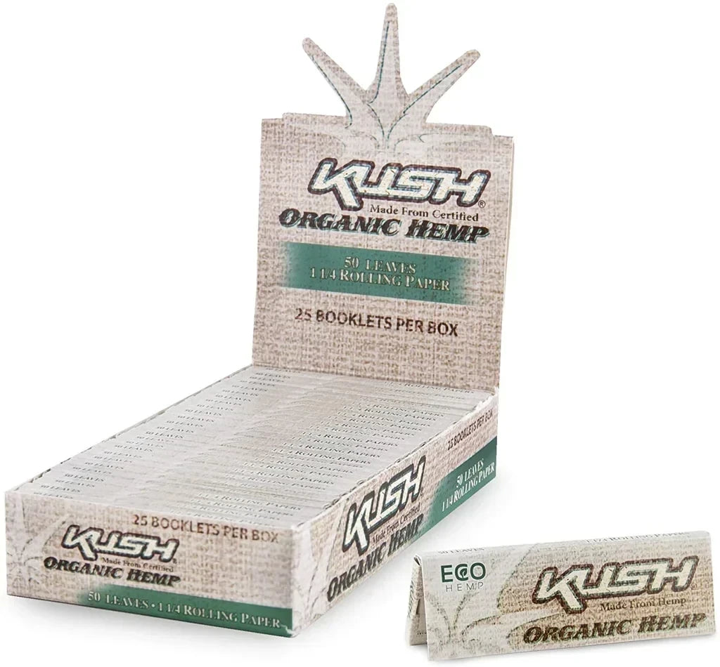 KUSH ORGANIC 100% HEMP PAPER 1 1/4