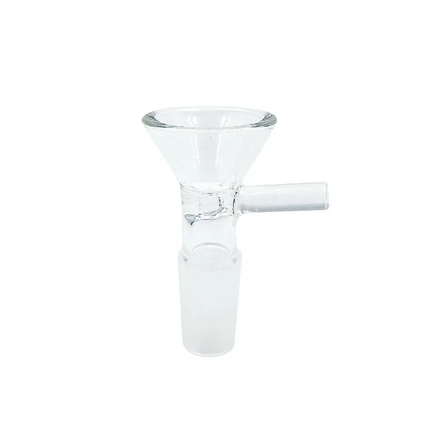 GCBL2 BOWL 14mm MALE CLEAR W/HANDLE  6ct/pk