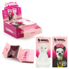 GROLLZ PAPERS LIGHTLY DYED PINK K/S W/TIPS+TRAY 50/Pk 16Pk/Box PETS ROCK MEXICAN DIAMONDS PR75A-DIS