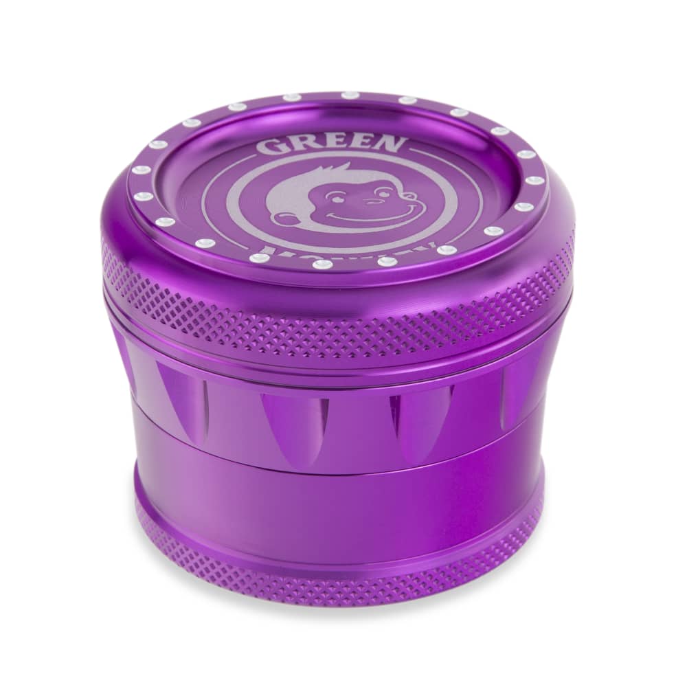 GREEN MONKEY TAMARIN GRINDER 70MM 4PT ALUMINUM PURPLE