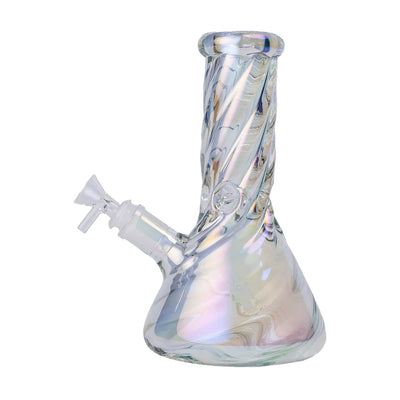 HUMAN GRADE TWISTED IRIDESCENT BEAKER 9