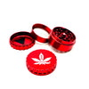 ALEAF GRINDER 75MM 4PT ALG100-75 RED