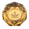 ALEAF DIAMOND ASHTRAY GLASS ROSE GOLD