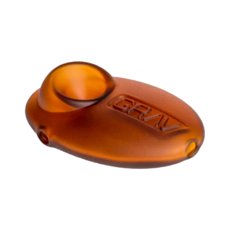 GRAV SANDBLASTED PEBBLE SPOON SPF.PB.4 AMBER
