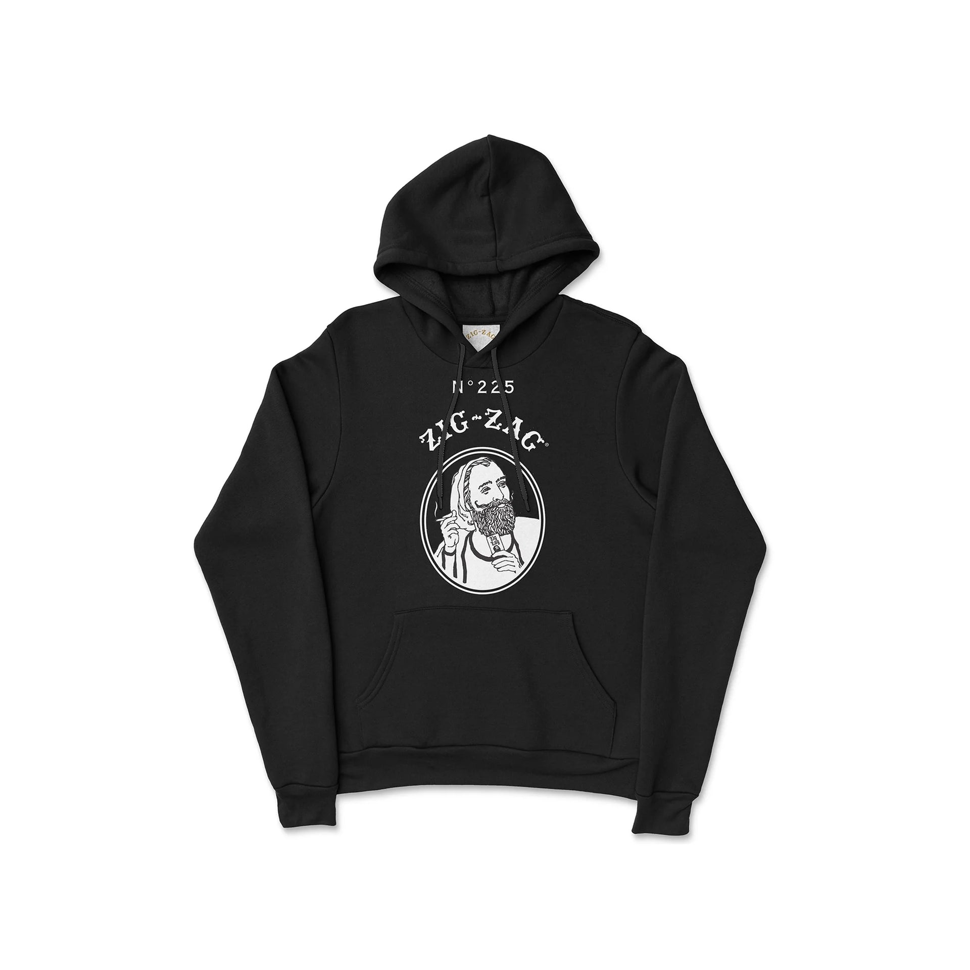 ZIG-ZAG HOODIE CLASSIC BLACK MEDIUM