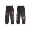 ZIG-ZAG MOTIF SWEATPANTS - VINTAGE BLACK MEDIUM