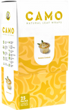 CAMO NATURAL LEAF WRAP  5ct/pk  25pk/DISPLAY  BANANA CUSTARD