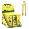 GROLLZ CONES BAMBOO UNBLEACHED K/S 3/Pk 24Pk/DISPLAY BANKSYS GRAFFITI