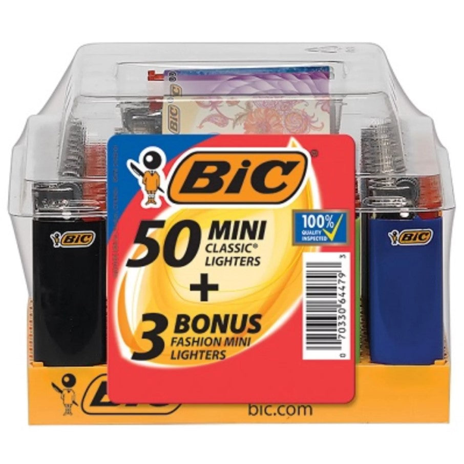 BIC LIGHTER MINI 50+3 FREE