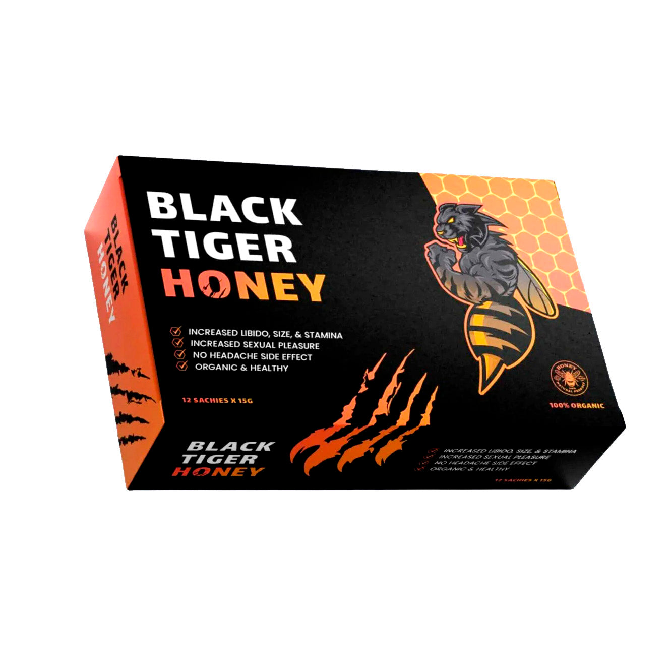 BLACK TIGER HONEY 15g 12ct/pk