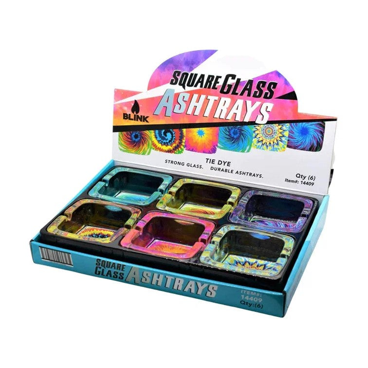 BLINK GLASS ASHTRAY ASSORTED