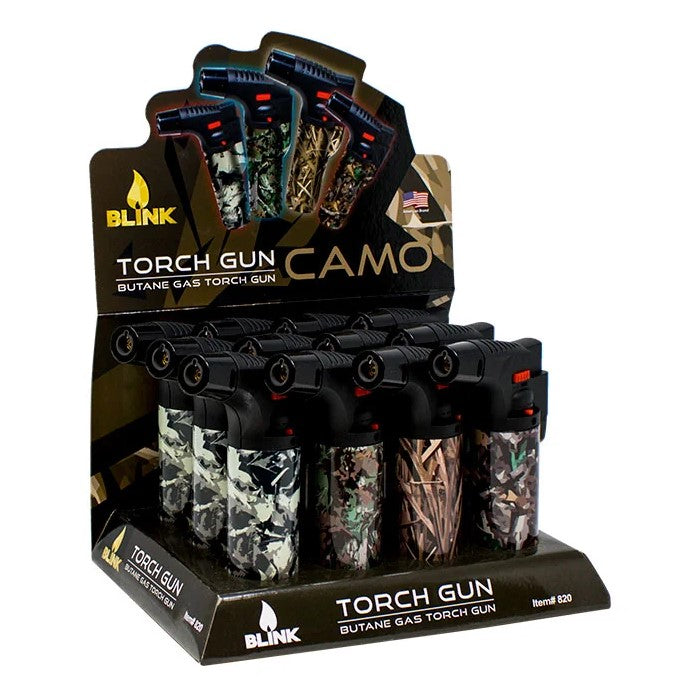 BLINK TORCH GUN 12CT CAMO THEME 44201