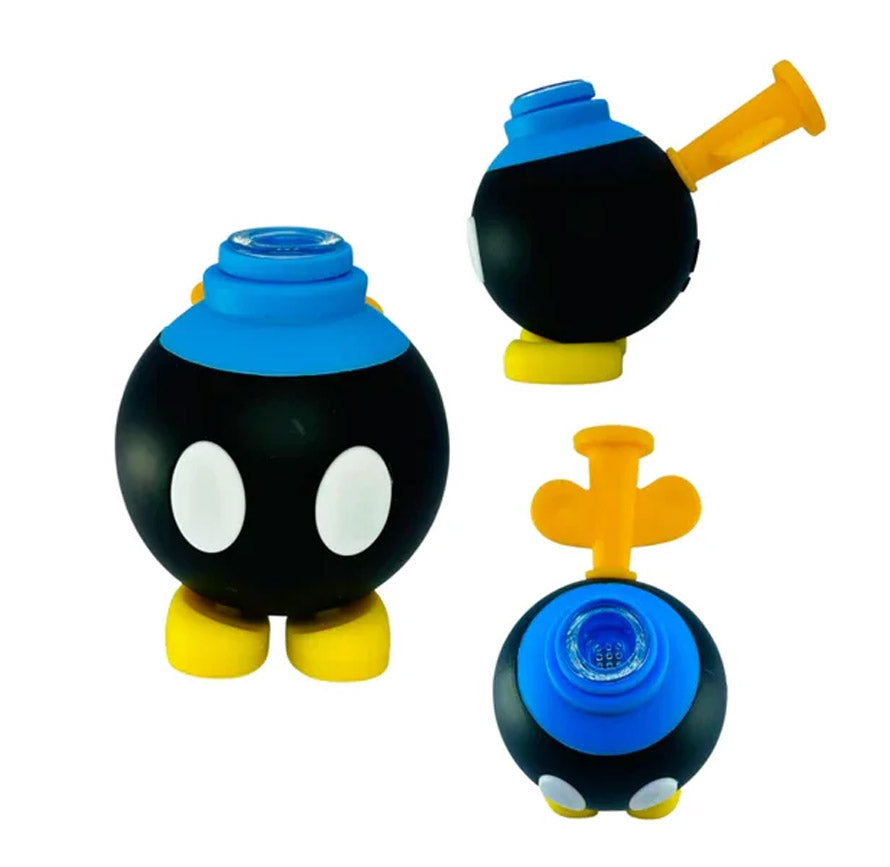 BUBBLER PIPE SILICONE BOB-OMB (SL5061)