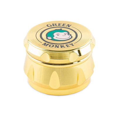 GREEN MONKEY BABOON GRINDER 63MM 4PT ZINC GOLD