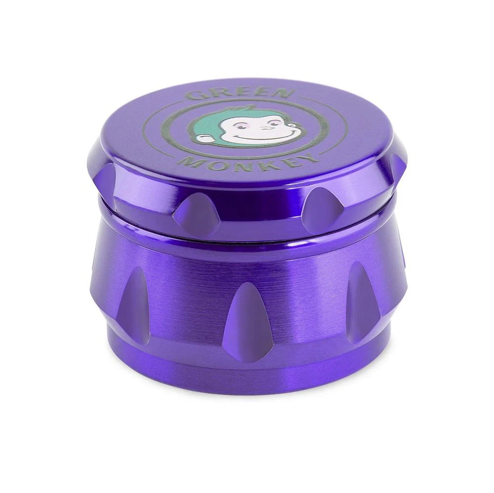 GREEN MONKEY BABOON GRINDER 63MM 4PT ZINC PURPLE