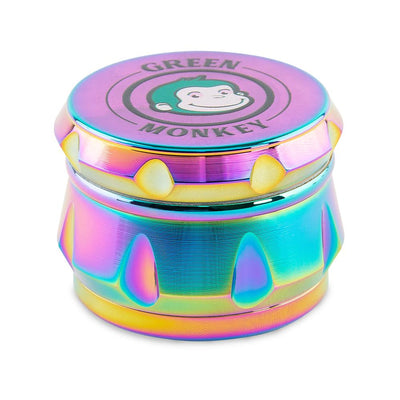 GREEN MONKEY BABOON GRINDER 63MM 4PT ZINC RAINBOW