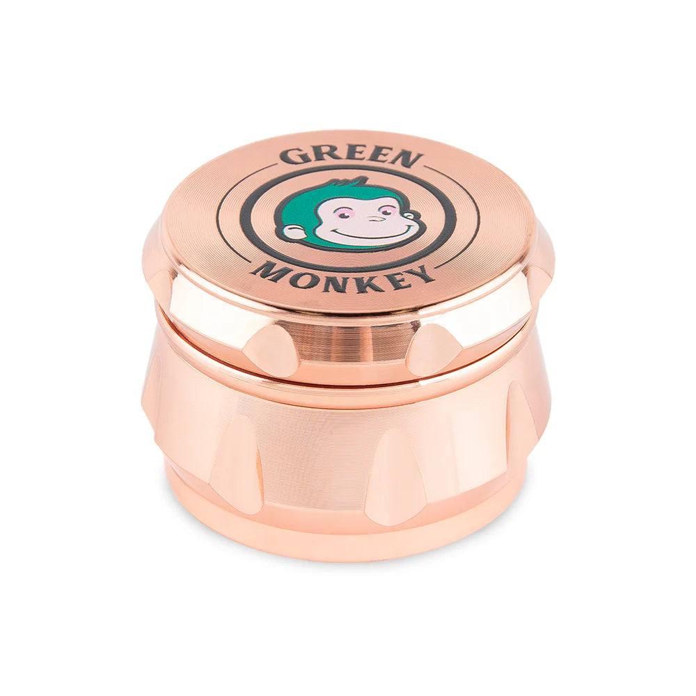 GREEN MONKEY BABOON GRINDER 63MM 4PT ZINC ROSE GOLD