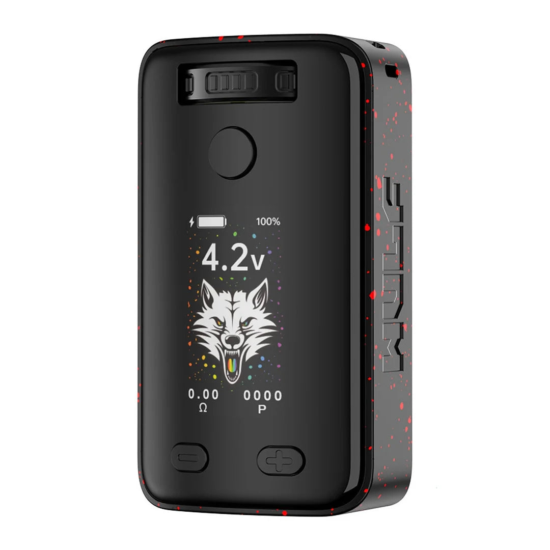 YOCAN WULF UNI 3.0 510 BATTERY BLACK RED SPLATTER