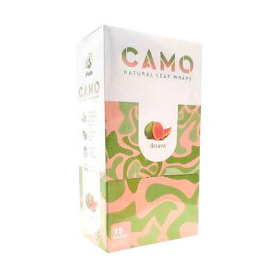 CAMO NATURAL LEAF WRAP 5ct/pk 25pk/DISPLAY GUAVA