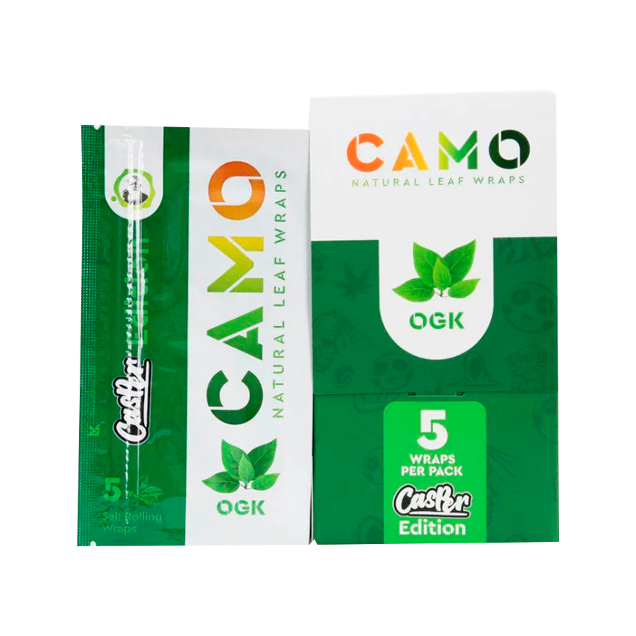 CAMO NATURAL LEAF WRAPS 5PK/25CT CASPER EDITION | OGK