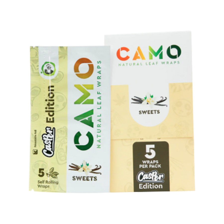 CAMO NATURAL LEAF WRAPS 5PK/25CT CASPER EDITION | SWEET