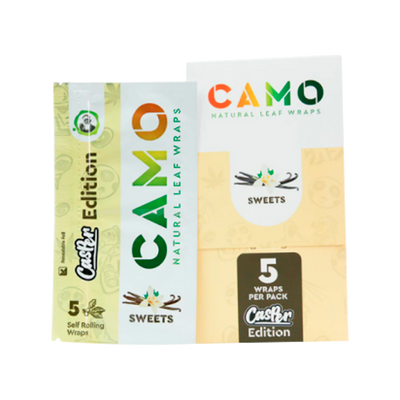CAMO NATURAL LEAF WRAPS 5PK/25CT CASPER EDITION | SWEET