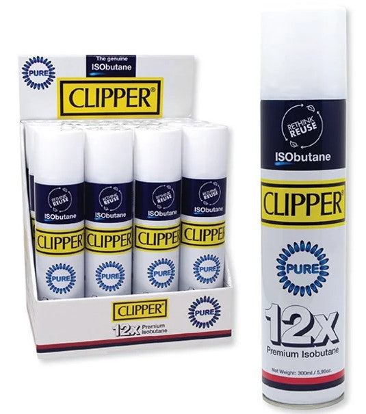 CLIPPER BUTANE WHITE 300ML