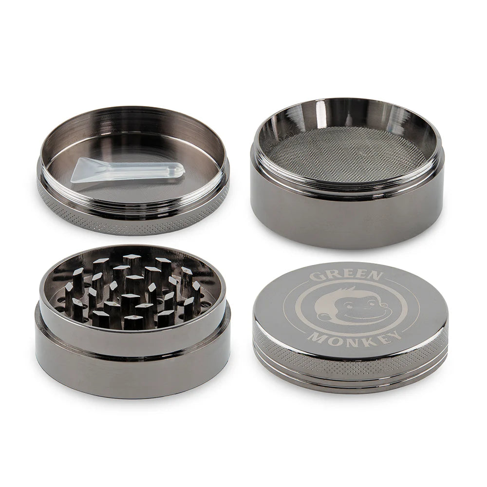 GREEN MONKEY CAPUCHIN GRINDER 50MM 4PT ZINC GUNMETAL