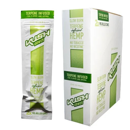 KUSH HERBAL CONE 2/POUCH 15POUCH/BX (TERP) ORIGINAL