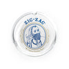 ZIG ZAG GLASS ASH TRAY CLASSIC