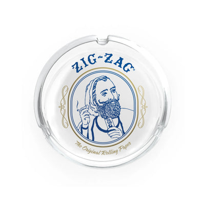 ZIG ZAG GLASS ASH TRAY CLASSIC