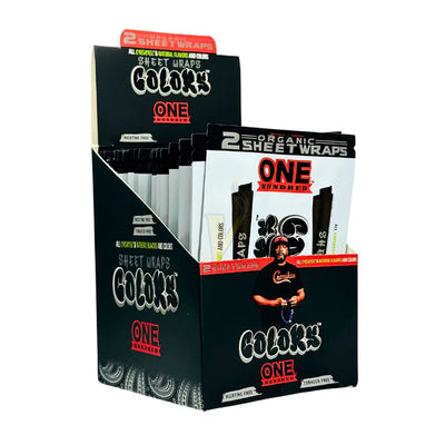 COLORS ORGANIC SHEET WRAPS 2pk 25ct/BOX ONE HUNDRED